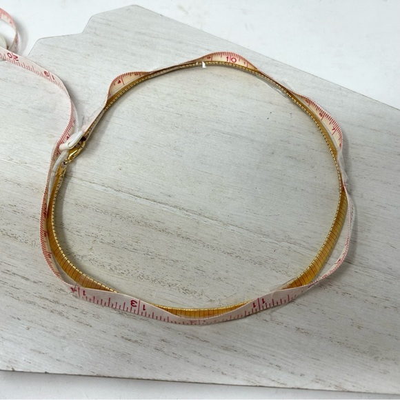 Looks like 14K - but is sterling silver Omega necklace, made in Italy - Picture 11 of 11